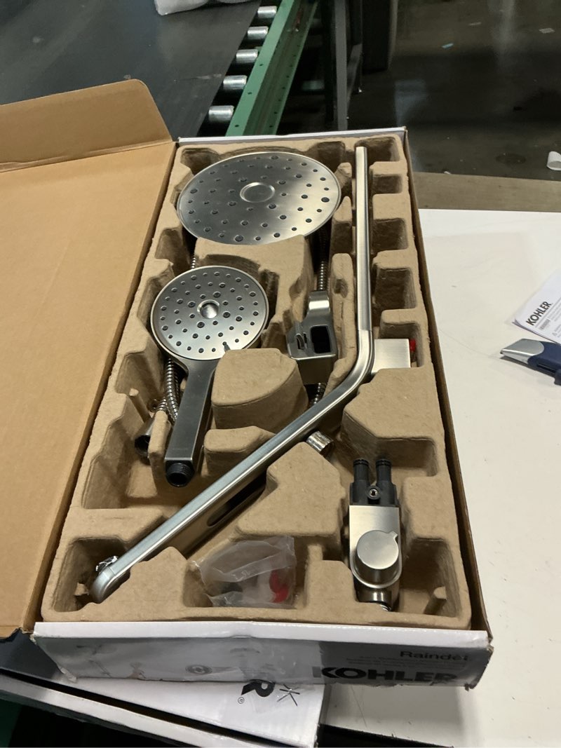 Condition photo showing Good Condition for kohler assert handshower multifunction 6 spray modes pause magnetic dock easy installation (brushed nickel)