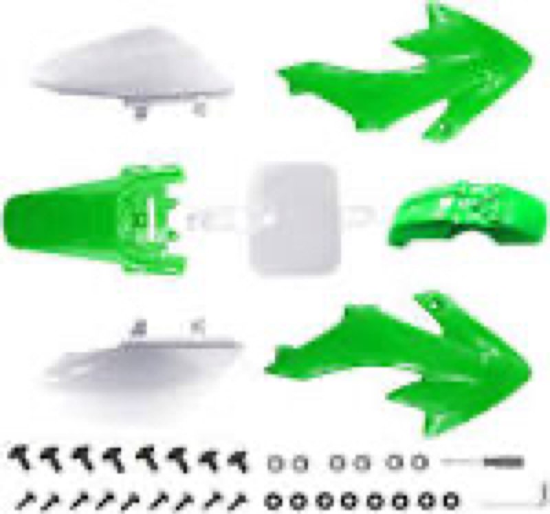 pro bat 7 pcs crf50 plastic fender kit xr50 fairing fender kit motorcycle complete fender fairing bo