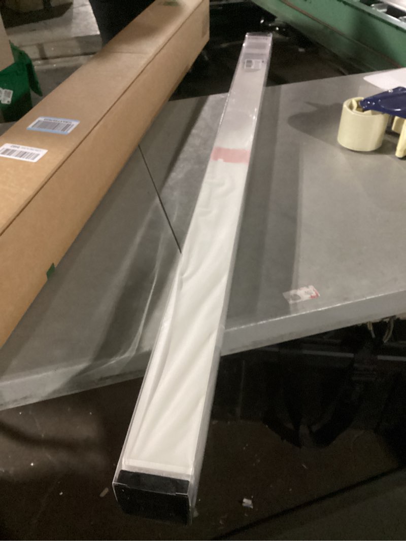 Condition photo showing New/Like New for Cordless Blackout Roller Shades Blinds for Windows Free-Stop,Pull Down Room Darkening with Valance,Thermal Insulated Woven Fabric Window Door Blinds for Home,Office,Beige 46" W x 72" L 46"W x 72"H Beige