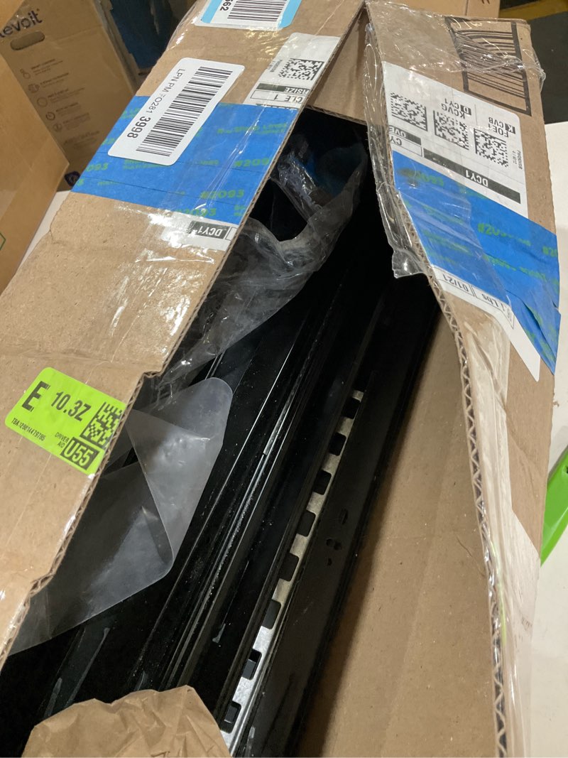 Condition photo showing item condition for 1 pair push to open full extension drawer slides 12 14 16 18 20 22 24 inch 100 lb load capacity side mount handleless touch open ball bearing cabinet rails runner dresser (black, 24inch) 24 inch push to open-1 pair