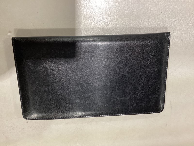 Retail Revive NFC Tap Check Holder, Black Leather Bill Presenter, Contactless Smartphone Tap, Compat