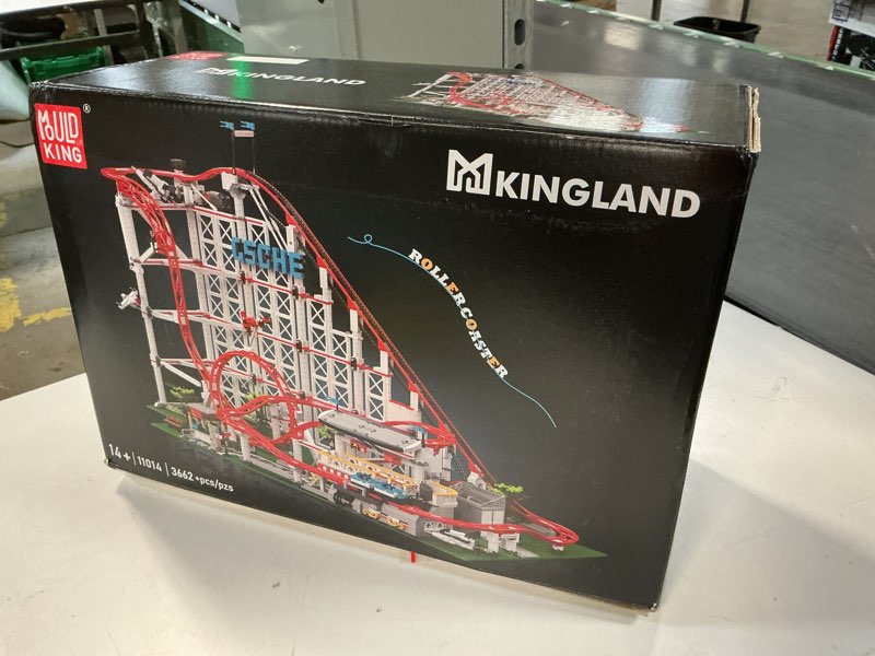 Condition photo showing New/Like New for Sosuy Bumper-Boat Ride Building Blocks Set, 2044+ Pcs Amusement Park Model with Motor Remote Control, STEM Engineering Toy for Boys Adults, Teens, Girls, Creative City for Collectors Blue