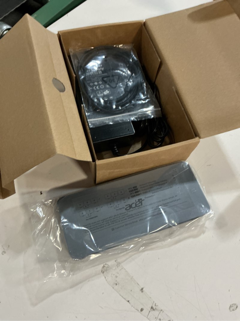 Condition photo showing Good Condition for acer premium 13-in-1 docking station with 110w pd & triple monitor support | dual 4k hdmi and dp,5gbps usb a/c,gigabit ethernet,security lock | laptop docking station for windows/dell/hp/lenovo/asus space grey