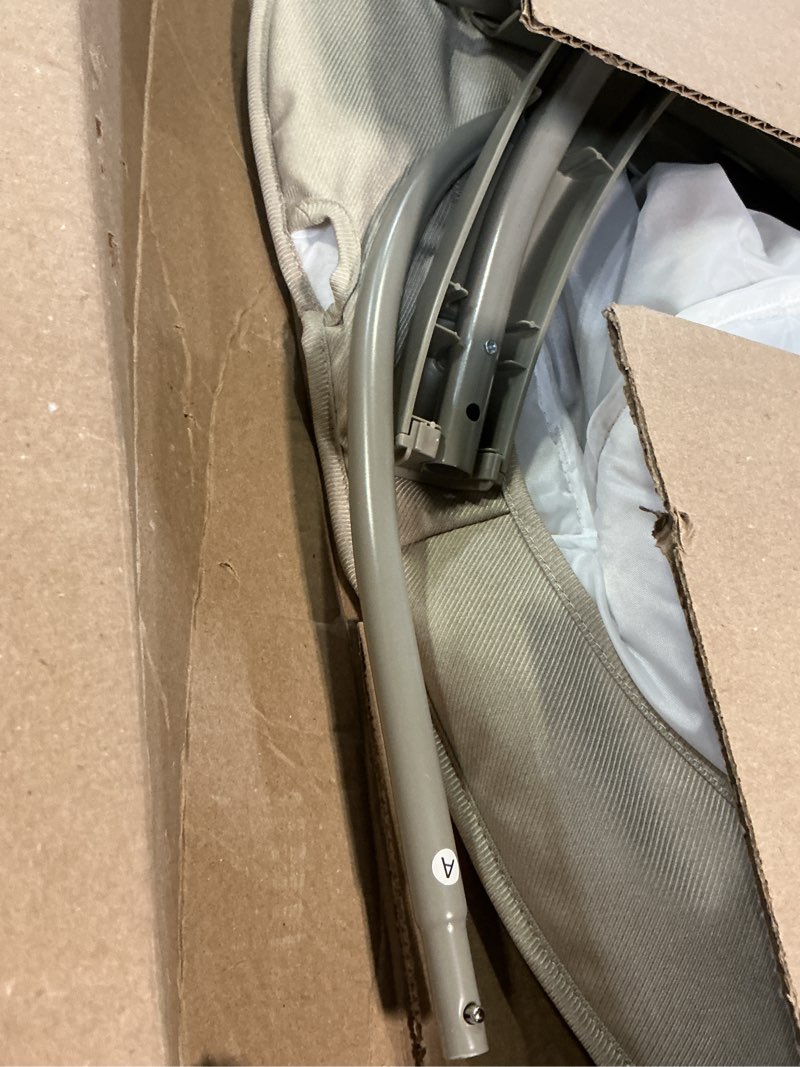 Condition photo showing Good Condition for momcozy 2-in-1 electric baby swing, dual-arm support system & parent-inspired motions, convertible to toddler seat up to 66 lbs, adjustable height, lightweight, khaki