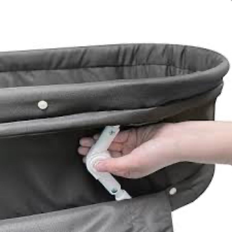 surebaby 2-in-1 Portable Travel Bassinet & Baby Sleeper Bed, Lightweight Foldable Bassinet with Suns