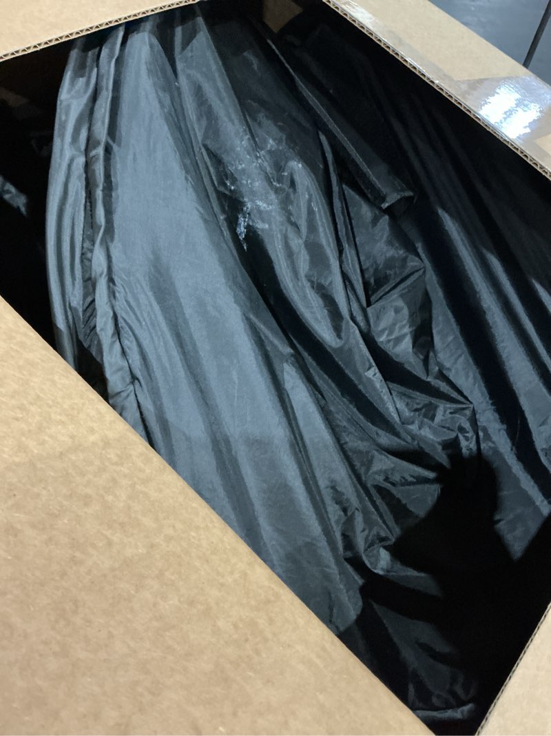 Condition photo showing As Is for sportneer sports tent: 1 person instant shelter with ultra visibility for cold day - lightweight portable pop up tent for sports event, protection from cold wind and rain, 37" lx 37" w x 63.5" h black l: 37" x 37" x 63.5"