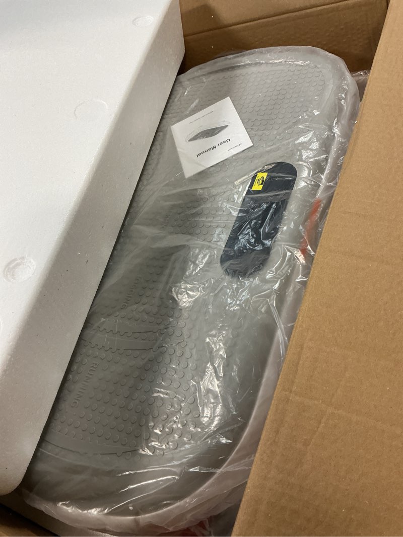 Condition photo showing Good Condition for merach vibration plate exercise machine, vibration plate 440 lbs capacity, bluetooth and silicone pedal, stimulate deep fat, vibration plate for lymphatic drainage, vibrating for weight loss white