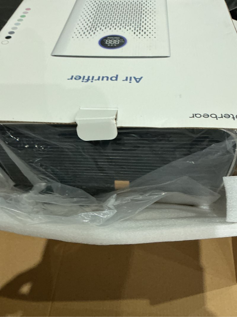 Condition photo showing Good Condition for air purifiers for home pets up to 3000ft², hepa large room air purifier with pm2.5 air quality monitor, sleep mode, air purifiers for bedroom office for allergies, smoke, dust, pollen,8000b,white