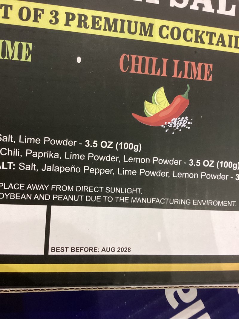 Condition photo showing As Is for Cocktail salt rimmers 2pack