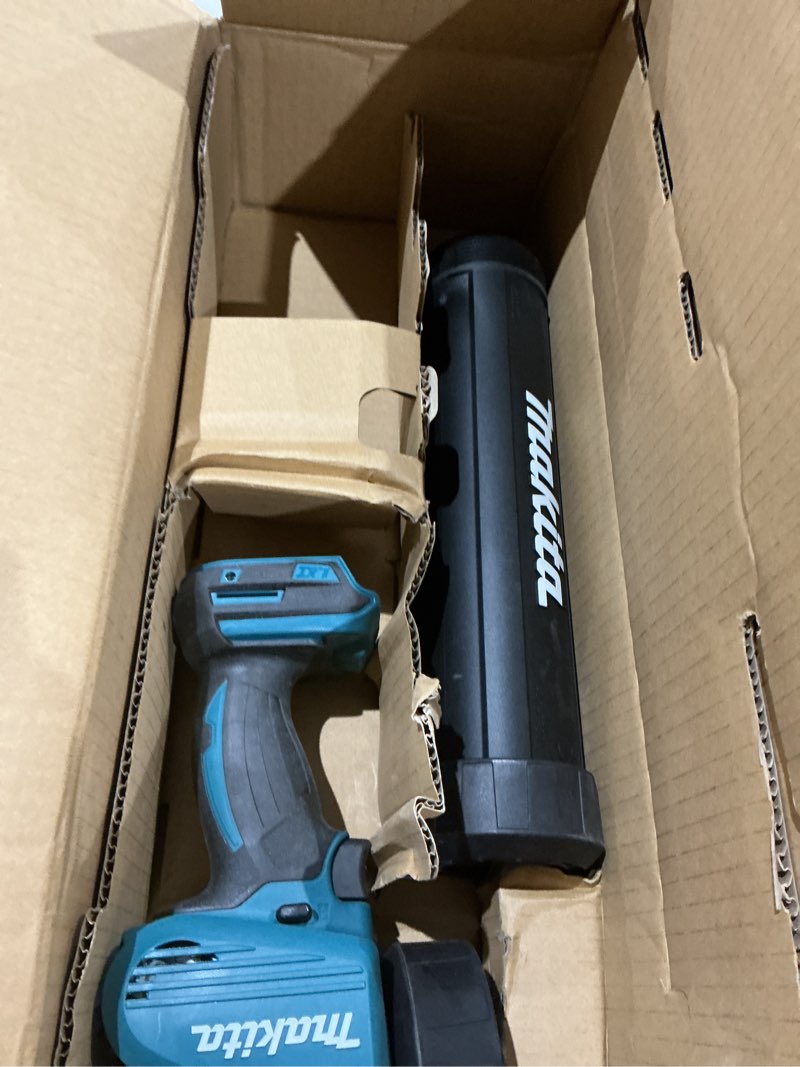 Condition photo showing As Is for makita xgc01zc 18v lxt lithium-ion cordless 29 oz. caulk & adhesive gun, tool only bare tool