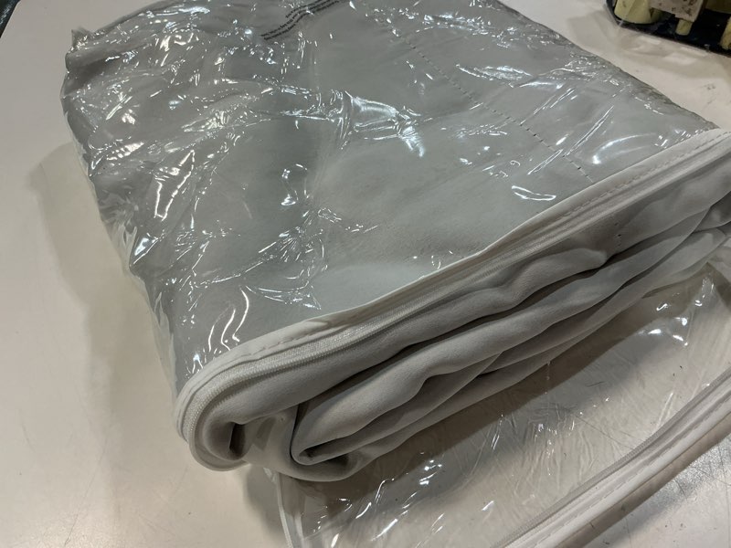 Condition photo showing Good Condition for room divider curtains, blackout ceiling track, floor to floor theater curtains for living room bedroom(1panel, white, w8.3ft x h8ft) white 100"w x 96"l (pack of 1)