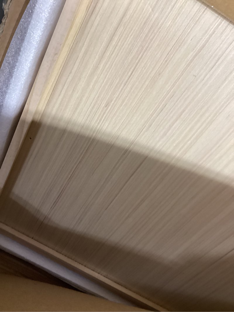 Condition photo showing Good Condition for TEAKMAMA Puzzle Table 27.6" H Tall 1500 Pieces Puzzle Board with Drawers, 34.2" x 26.5" Wood Folding Jigsaw Table with Legs and Cover, Jigsaw Board for Adults, Nature