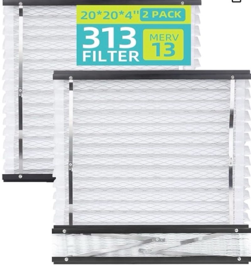 2 Pack 313 Filter Replacement for Whole House Air Purifiers, Models 1310, 2310, 3310, or 4300, MERV 