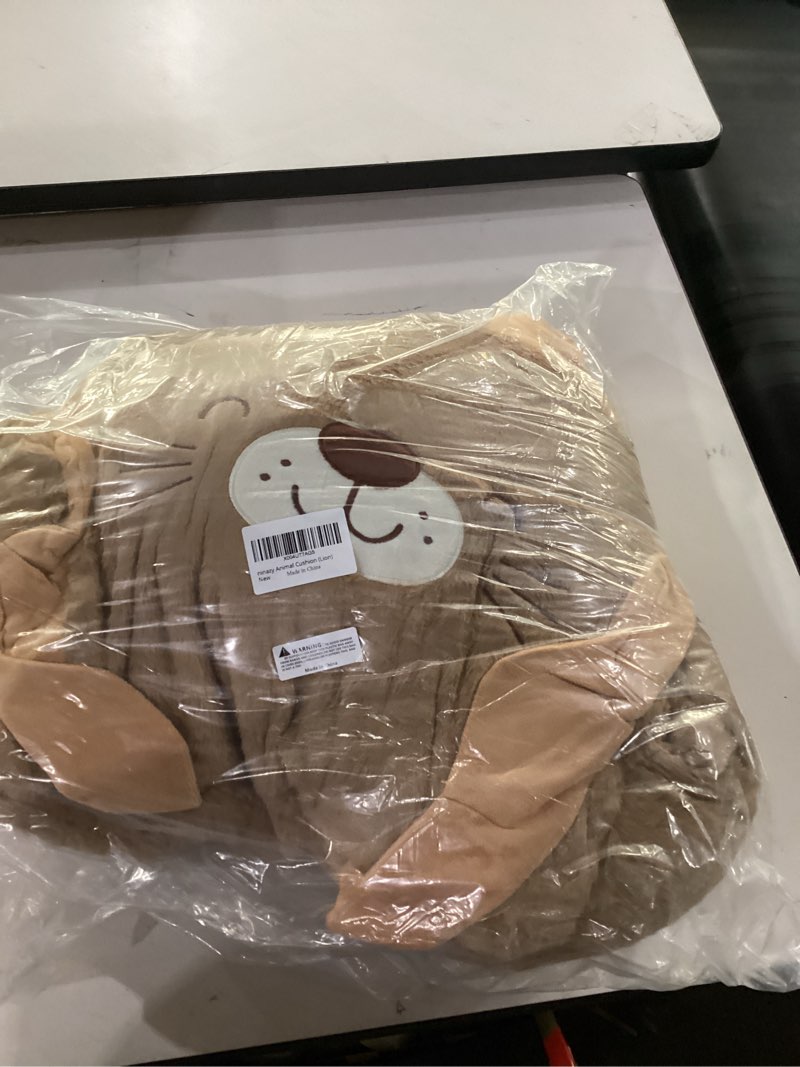 Condition photo showing Good Condition for lion animal cushion - cute pillows chair pillow - gaming chair cushion cute - seat cushion for office chair - sitting pillow car seat pillows decor - plush pillows (lio)