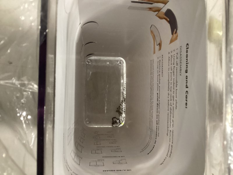 Condition photo showing Good Condition for Product may have mixed pieces, OXO Good Grips POP Container - Rectangle Tall 3.7 Qt, transparent