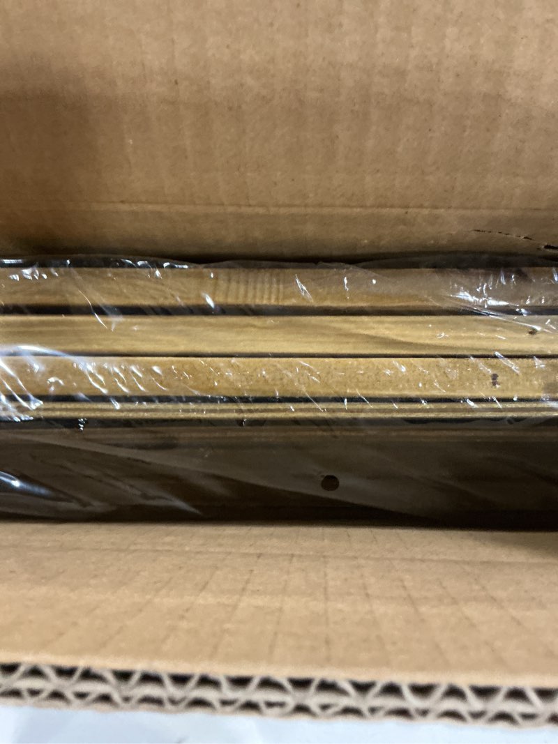 Condition photo showing New/Like New for sintuff 6-slot vintage wood yoga mat holder storage organizer floor standing foam roller holder rack for yoga mats gym home sports exercise accessories dumbbell kettlebell resistance bands