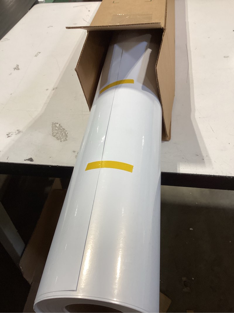 Condition photo showing Good Condition for Glossy White 24" x 1200" (100 ft) Printable Vinyl Sticker Paper, Waterproof Labels for Roll-Feed Inkjet Printer With 3 Inch Core