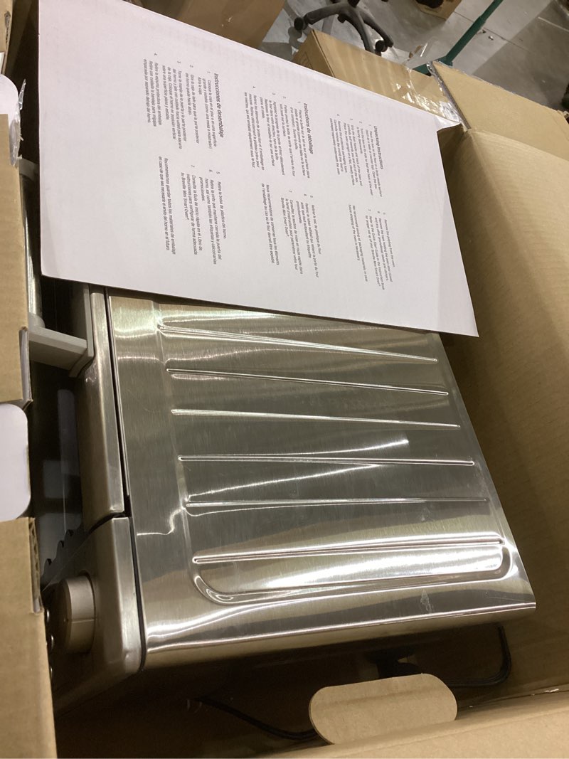 Condition photo showing As Is for Breville Mini Smart Oven BOV450XL, Brushed Stainless Steel