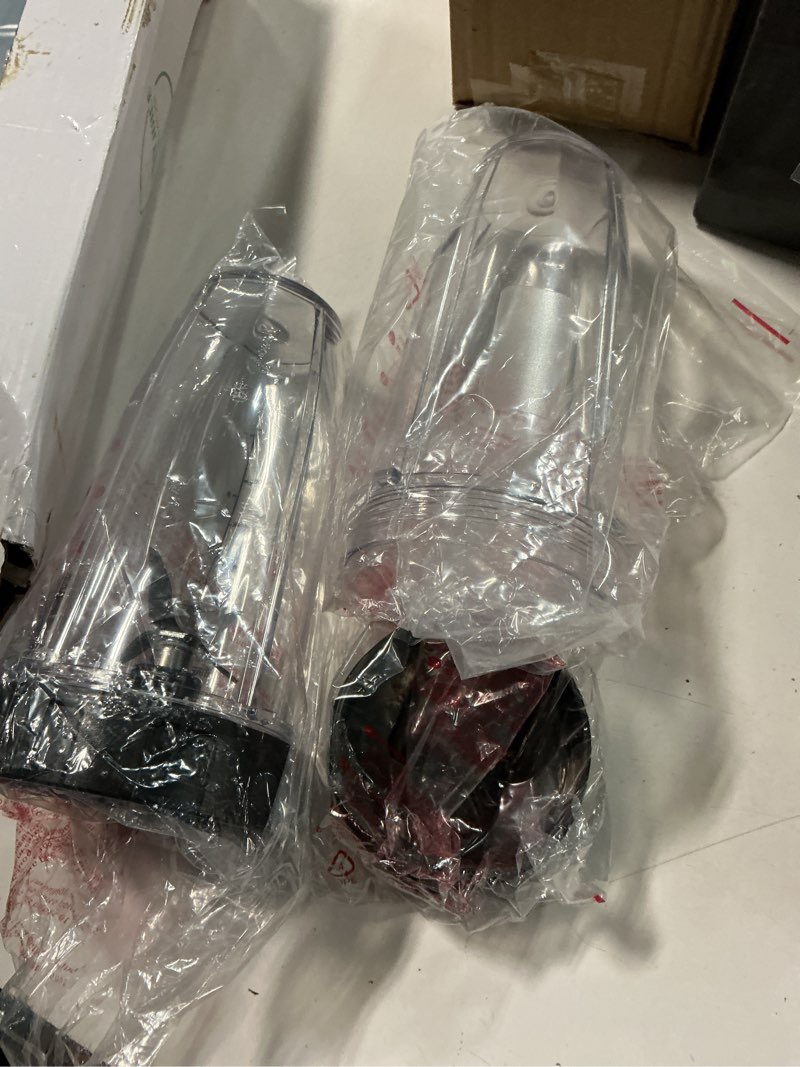 Condition photo showing Good Condition for Blender Replacement Parts for Ninja, 24oz Ninja Blender Cups with To-Go Lids, 7 Fins Extractor Blade, Compatible with Nutri Ninja Auto iQ Blenders BL2012 BN801 BL480-30 BL640-30 BL642-30 NN100-30