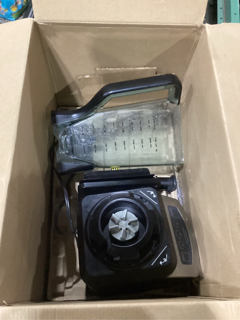 Condition photo showing As Is for Ninja BN801 Professional Plus Kitchen System, 1400 WP, 5 Functions for Smoothies, Chopping, Dough & More with Auto IQ, 72-oz.* Blender Pitcher, 64-oz. Processor Bowl, (2) 24-oz. To-Go Cups, Grey 64 oz. Blender + Kitchen System