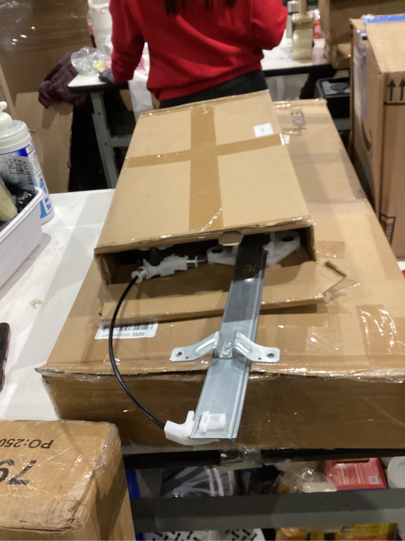 Condition photo showing As Is for 741-307 Front Right Passenger Side Power Window Regulator with Motor Assembly Compatible for Honda Accord 2003 2004 2005 2006 2007 Replace 72210SDAA02