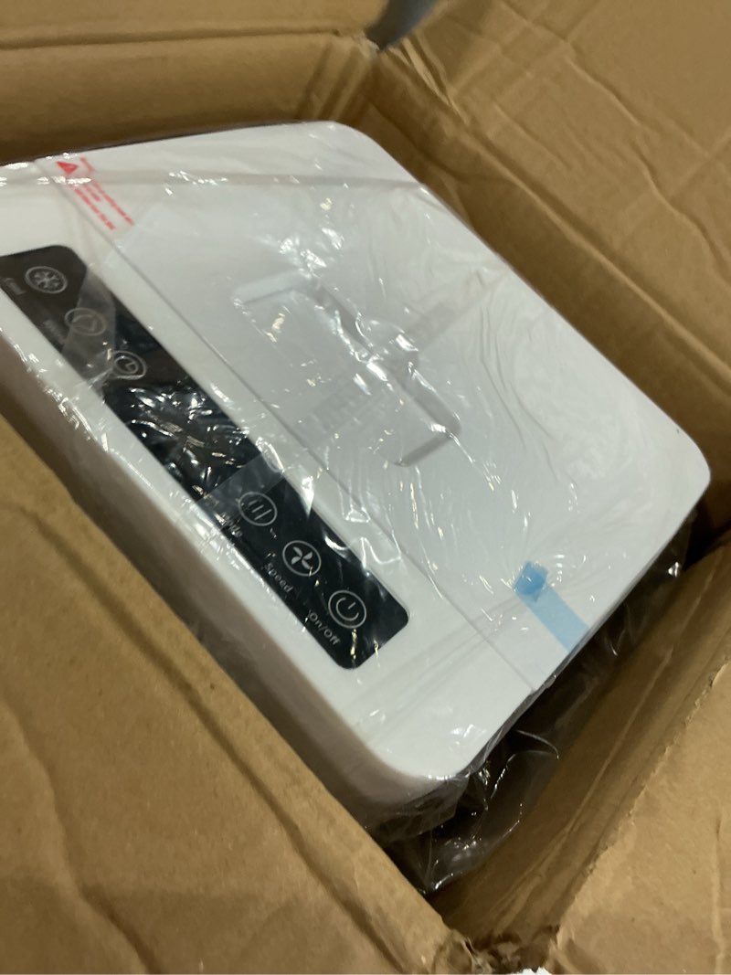 Condition photo showing New/Like New for portable air conditioners,windowless swamp cooler portable ac unit, cooling fan that blow cold air w/remote 5l tank 12 speeds 9h timer, evaporative air cooler for bedroom indoor room (white)