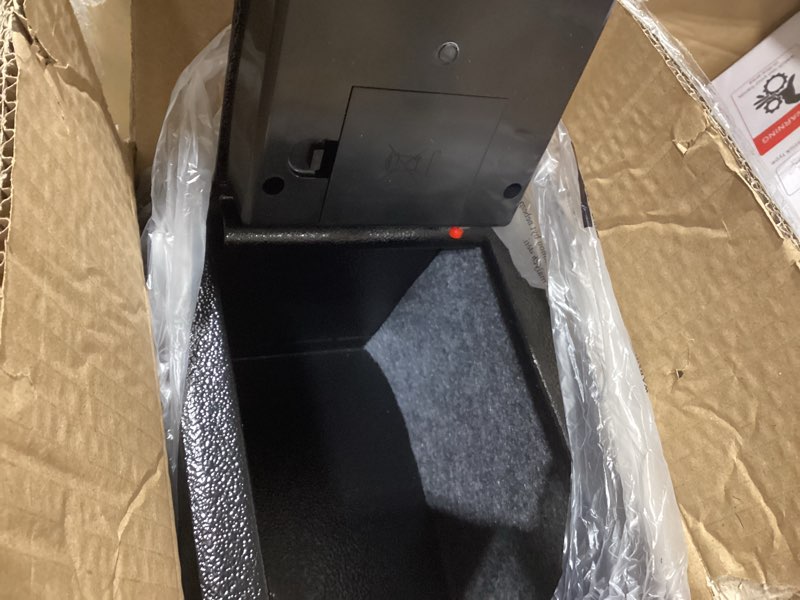 Condition photo showing Good Condition for roloway steel money safe box for home with fireproof money bag for cash hidden, security safe box with keys and keypad (black)