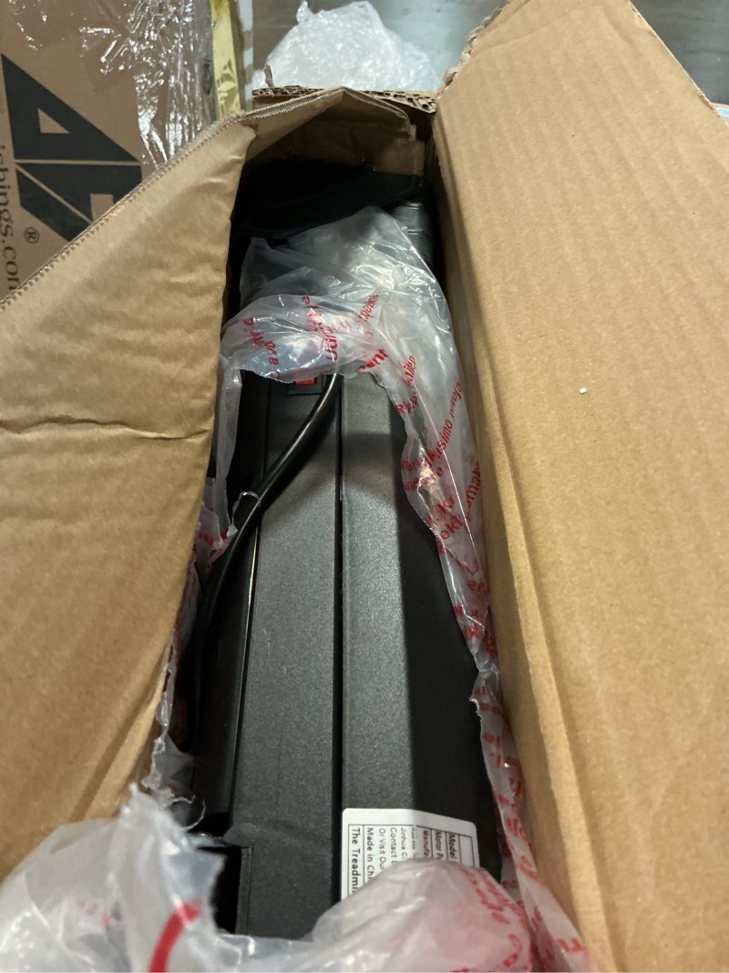 Condition photo showing Good Condition for walking pad under desk treadmill with incline for home office, 2.5hp portable walking pad treadmill with 280 lbs weight capacity, remote control, led display black