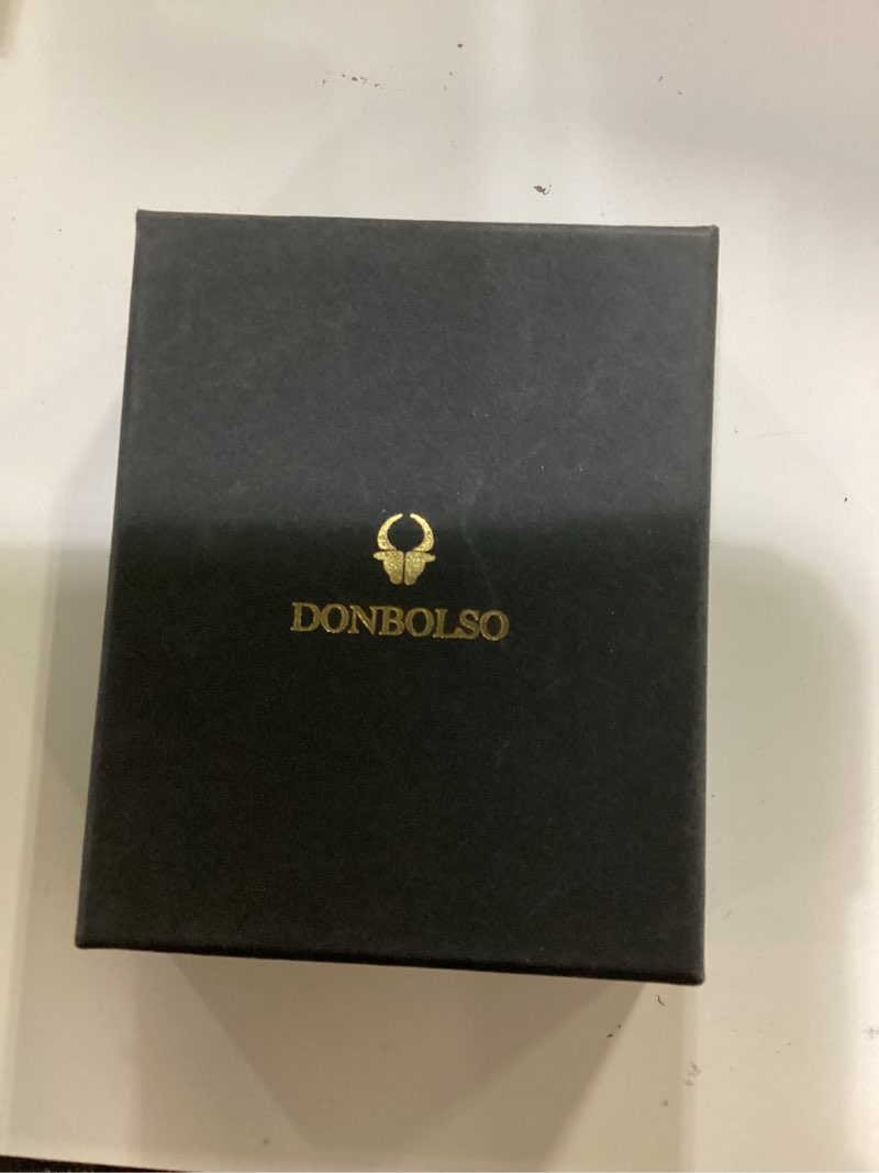 Condition photo showing New/Like New for (gray) donbolso wallet air i slim airtag wallet with apple airtag holder i stylish leather card holder with rfid protection i for men and women i holds up to 11 credit cards i vintage gray