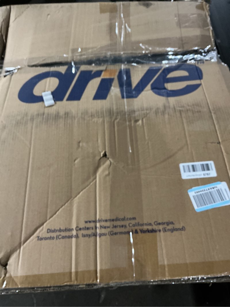 Condition photo showing Good Condition for Drive Medical 10215RD-1 Bariatric Foldable Rollator Walker with Seat, Red