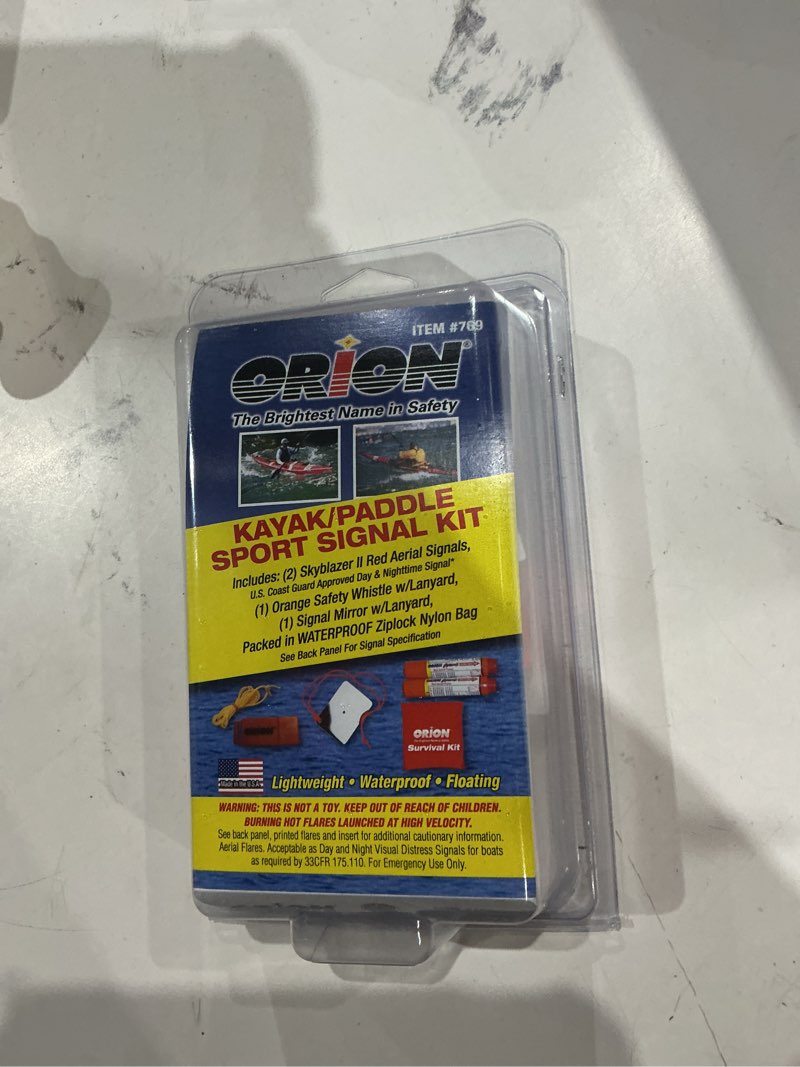 Condition photo showing New/Like New for orion kayak & paddle sport signaling kit