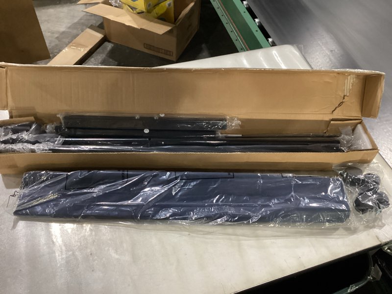 Condition photo showing New/Like New for Spurgehom 6FT Single Panel Rolling Room Divider, Partition Privacy Screens with Wheels, Freestanding Fabric Room Panel, Portable Wall Divider for Office, Room, Restaurant, Hospital (Blue)