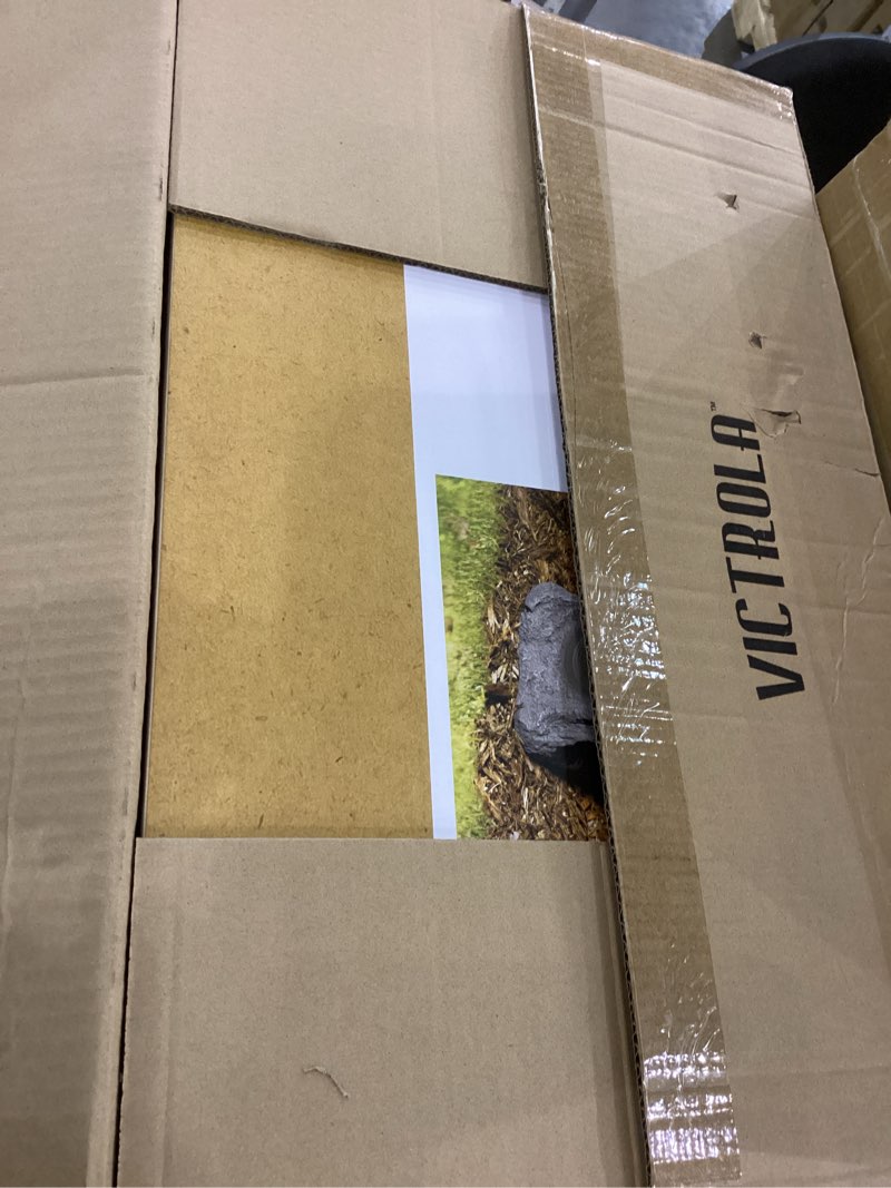 Condition photo showing New/Like New for it.innovative technology Outdoor Rock Speaker Pair - Wireless Bluetooth , for Garden, Patio, Waterproof, Built for all Seasons & Solar Powered with Rechargeable Battery, Music Streaming - Charcoal Solar Charcoal
