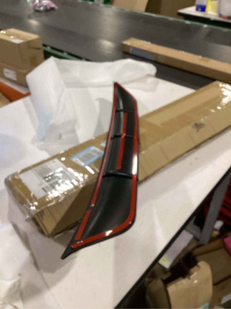 Condition photo showing New/Like New for Rear Diffuser for Tesla Model Y Juniper 2025 2026 Glossy Black