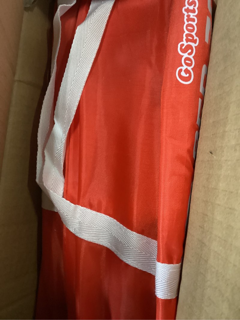 Condition photo showing New/Like New for GoSports Football & Baseball Toss Games Available in Football Red Zone Challenge or Baseball Pro Pitch Challenge - Choose Between Backyard Toss or Door Hang Targets Football Toss