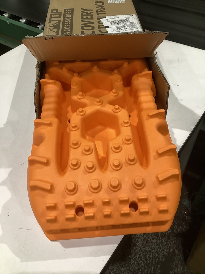 Condition photo showing Good Condition for all-top traction boards with build-in jack base, 2pcs recovery boards for overlanding (4th gen, orange)