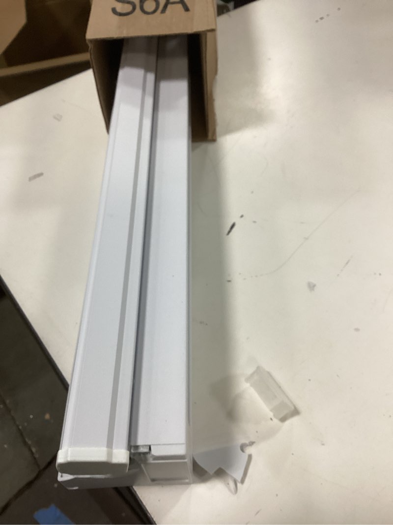 Condition photo showing As Is for FOIRESOFT Standard Cordless Custom Zebra Roller Shades and Blinds [Basic, White, W 31 x H 64 inch] Dual Layer Sheer for Day and Night Light Control Privacy, 20 to 105 in Height 31"W x 64"H 01.white(custom&stock)