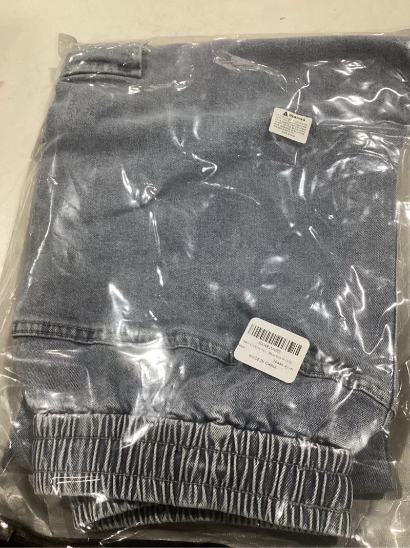 Condition photo showing Good Condition for Men's Hiking Pants Cargo Jeans for Hiking, Fishing, Tactical, Jogger - Multi-Pocket Denim Work Pants Army Size S (30)
