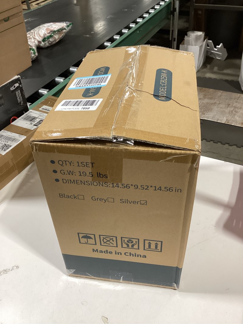 Condition photo showing Good Condition for nugget ice maker 40lbs/day, countertop ice maker soft chewable ice, ice makers one-click & self-cleaning, crushed pellet ice machine with scoop&basket for home/kitchen/office, stainless silver