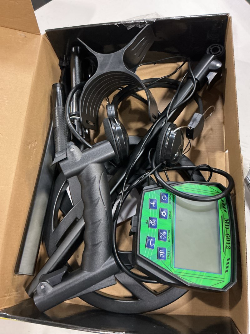 Condition photo showing As Is for gddream metal detector for adults – high accuracy, 4 professional modes, 10" ip68 waterproof coil, new advanced dsp chip for gold, silver, beach & treasure hunting