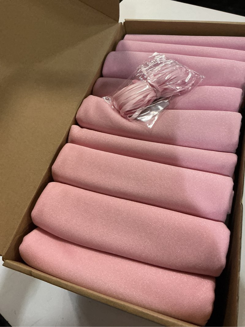 Condition photo showing Good Condition for Baby Shower Sashes 50pcs Pink & Light Blue 8ft Ties Wedding Chair Draping Decorations 50Pcs Pink + Light Blue