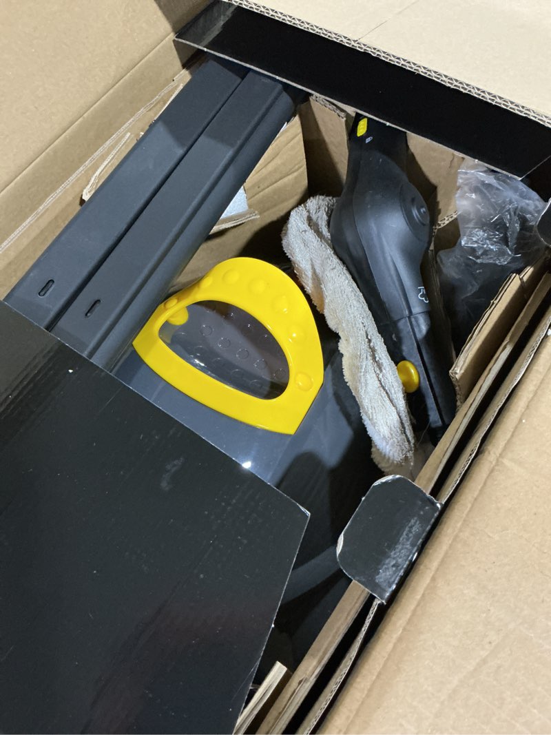 Condition photo showing As Is for steam cleaner for home steam mops for floor cleaning 275°f high temperature 20 accessories 13ft power cord 5 min heating multipurpose 5 bar powerful steamer for grout, tile, upholstery