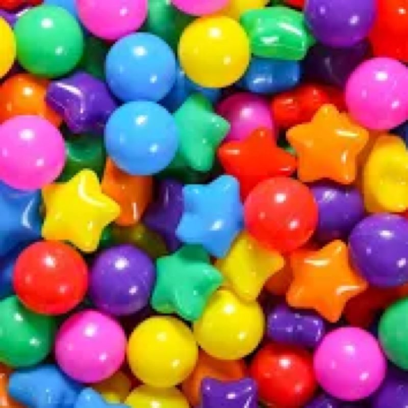 STARBOLO Star Ball Pit Balls for Toddlers -200pcs Phthalate Free BPA Free Crush Proof Play Toy Balls