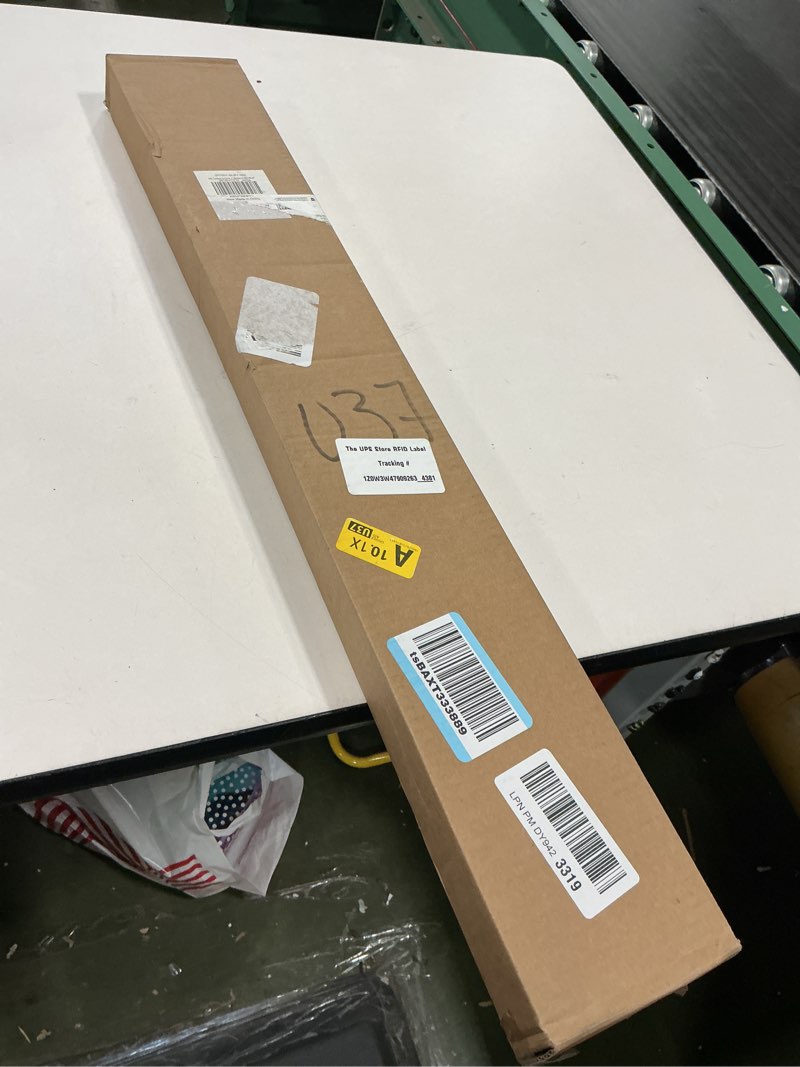 Condition photo showing New/Like New for LazBlinds No Tools No Drill Cordless Aluminum Mini Blinds, 100% Privacy S-Curve Blinds for Windows, Room Darkening Horizontal Window Blinds and Shades for Home, 28" W x 72" H, White White 28" W x 72" H
