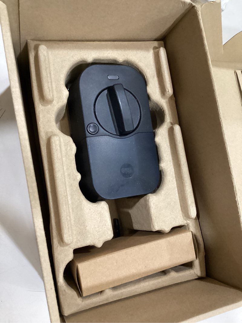 Condition photo showing As Is for yale security home assure lock 2 deadbolt, black suede keyless entry door lock with digital touchscreen keypad and bluetooth connectivity (no wi-fi), yrd430-ble-bsp black suede bluetooth keypad - no key