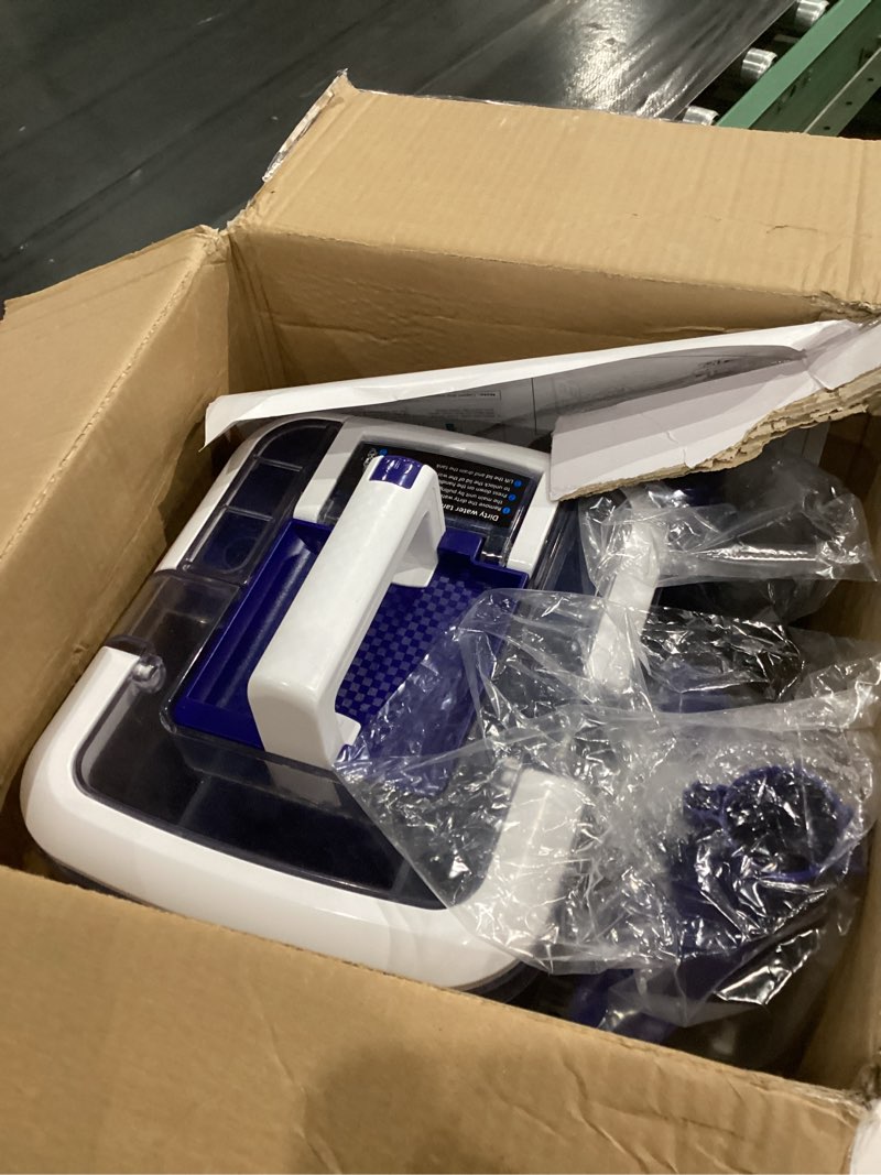 Condition photo showing As Is for New Multi-Portable Carpet and Upholstery Cleaner, 21Kpa Carpet Cleaner Machine, Deep Stain Cleaning for Carpet, Car Seats, Pets, Couches, with Dual Brush & Large Removable Tank(Blue)