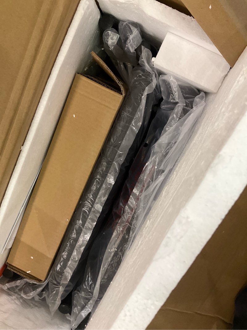 Condition photo showing As Is for Round Dining Table Set for 4, Kitchen Table and Chairs for 4, Circle Table Round Pedestal Dining Room Dinner Dinette Table Set,5 Piece Space Saving Wood Kitchen & Dining Room Tables (Vintage, 42In) Vintage 42In