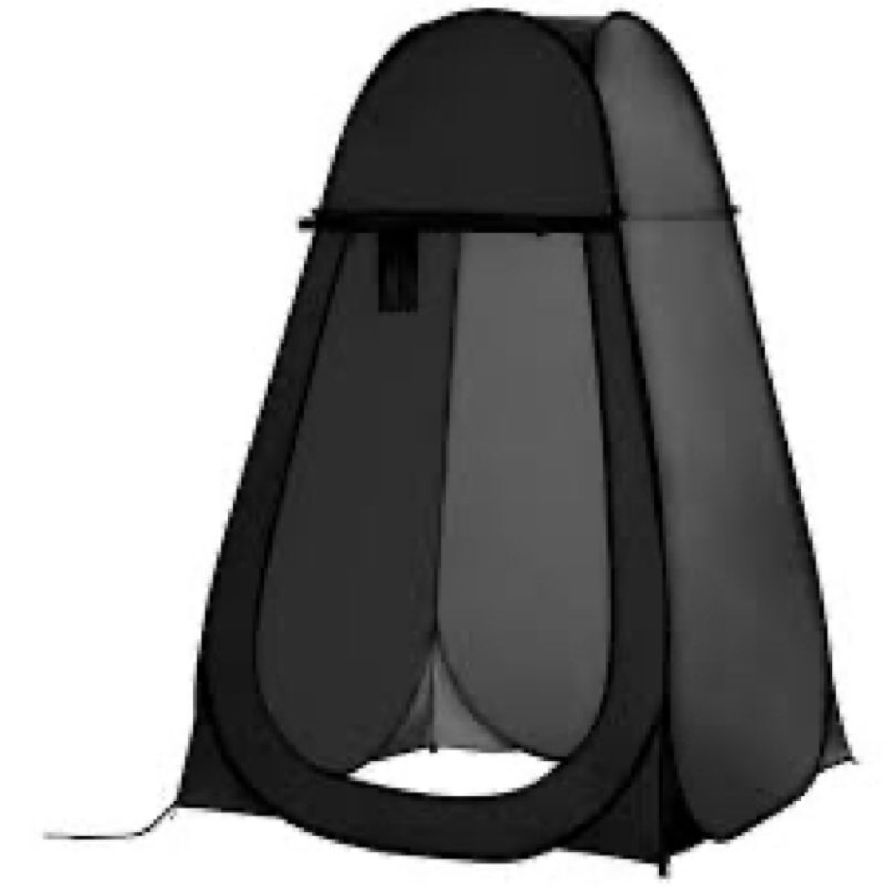 (Similar)Upgrade Pop Up Privacy Shower Tent 55\" x 55\" x 83\", Portable Camping Shower Tent, Camping Toilet Changing Room with Rain Shelter & Extended Floor Mat, Dressing Room for Beach