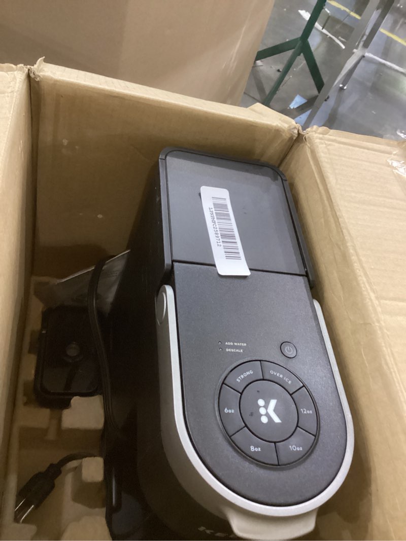 Condition photo showing As Is for Keurig K-Supreme Single Serve K-Cup Pod Coffee Maker, MultiStream Technology, 4 Brew Sizes, 66oz Dual-Position Removable Reservoir, Black Black Coffee Maker