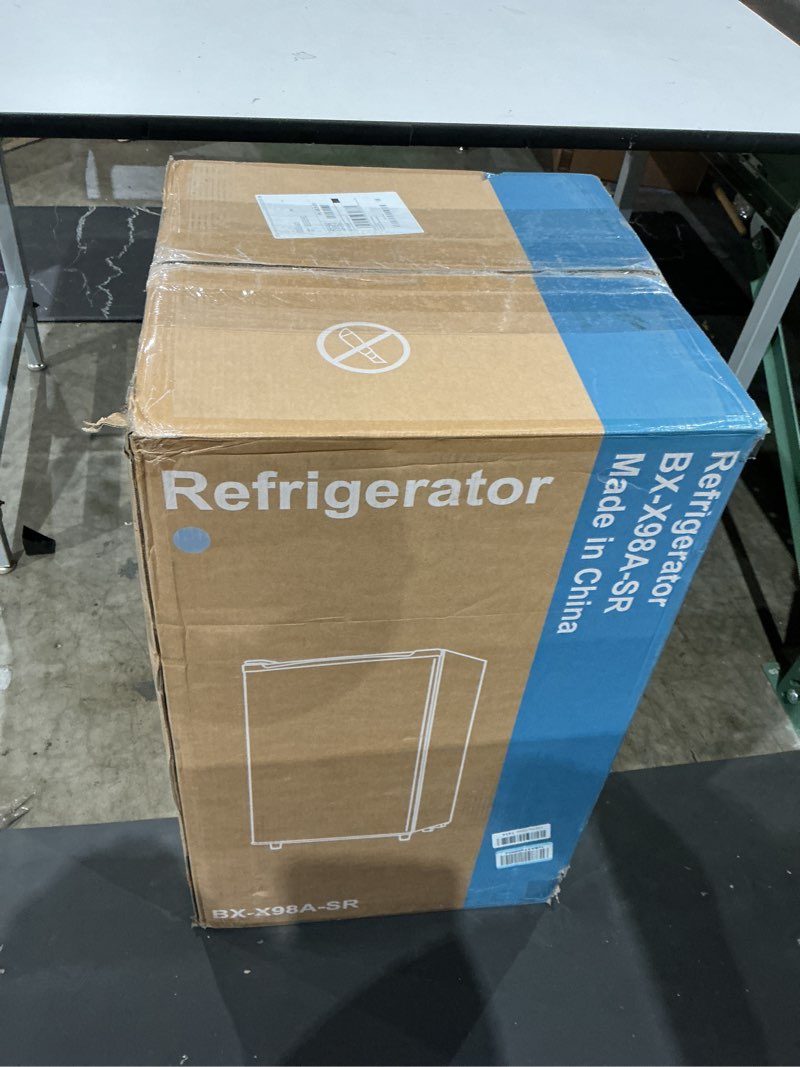 Condition photo showing Good Condition for sweetcrispy 3.2 cu.ft mini fridge with freezer small refrigerator single door adjustable thermostat 